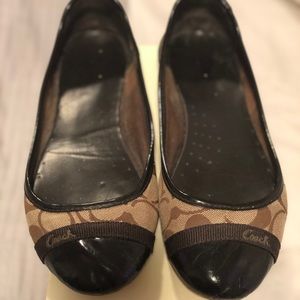Coach Cecile Signature Ballet Flats